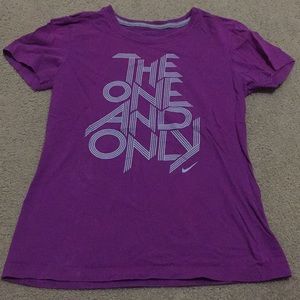 Purple nike t-shirt